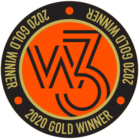 2020 W3 Gold award badge