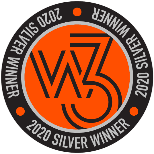 2020 W3 Silver award badge