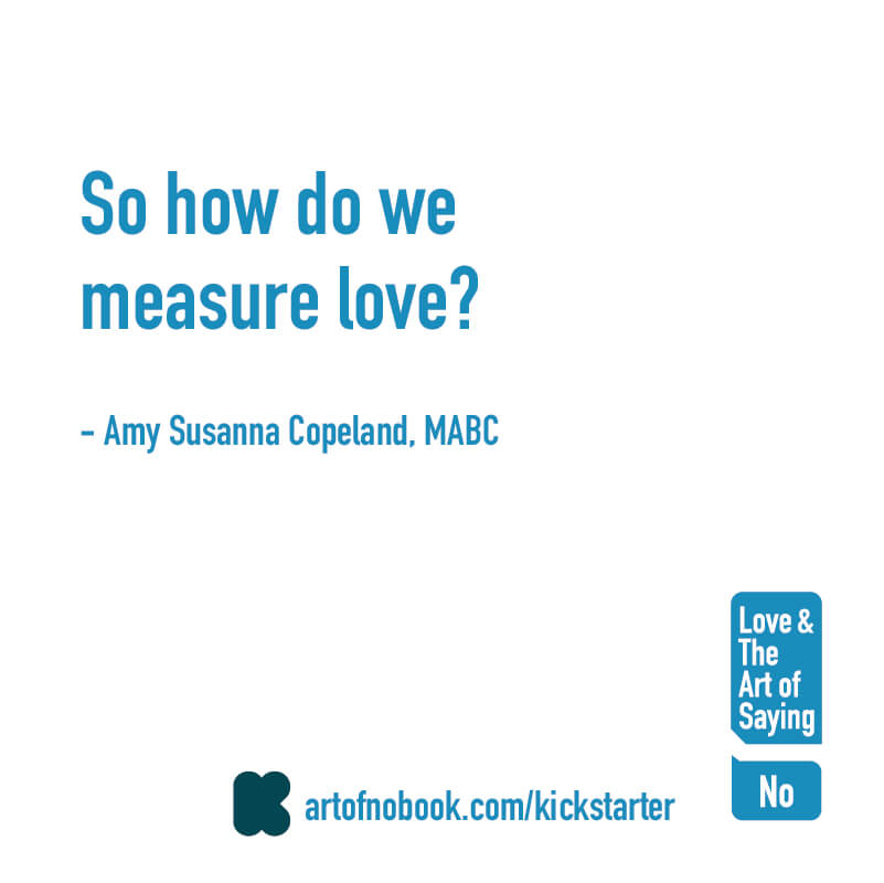 Tasty quote measure love